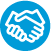 Holding hands icon | AKC Pet Insurance