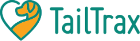 TailTrax logo of a dog line drawing in a heart